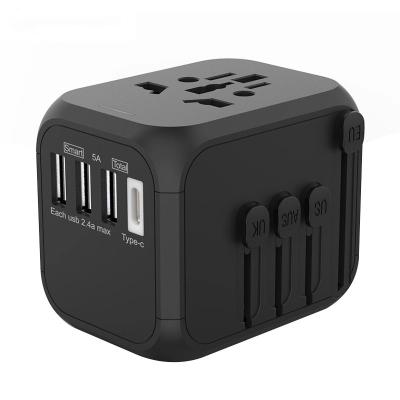 China Universal Power Adapter Global Travel /world Plug LAPTOP USB Travel Adapter for sale