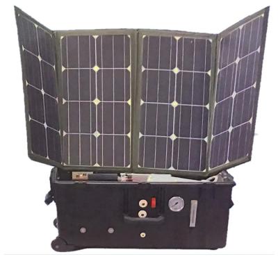 China Portable Solar Powered Seawater Desalination Device RO Water Purification System for Military, Disaster Relief, Expeditionary 850*560*400mm for sale