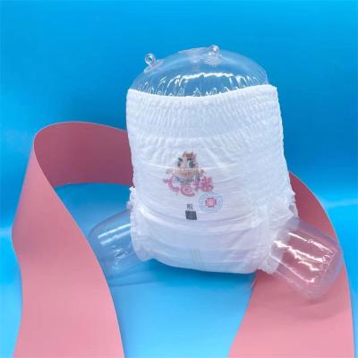 China Super Absorbent Baby Pants Manufacturer Breathable Soft Disposable Embroidered Baby Training Diaper for sale