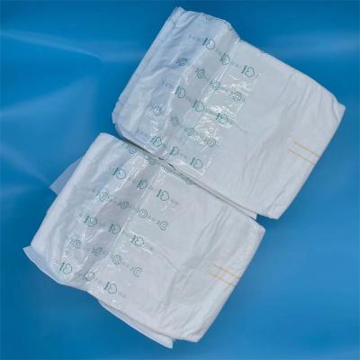 China Bulk Printed OEM Super Absorbent Organic Nonwoven Disposable Adult Diapers Can Be Customer Printed Logo for sale