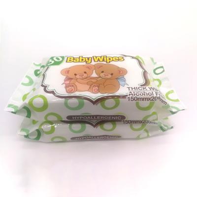 China Hot Selling Natural Cloth Bamboo Biodegradable Baby Bamboo Wet Wipes/Organic Baby Wipes for sale