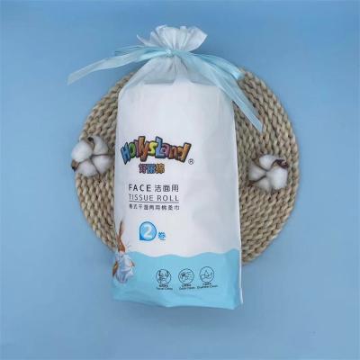 China Makeup Disposable Disposable Cotton Nonwoven Refreshers Cleansing Dry Face Cloths Facial Massage Wipes Cotton Paper for sale