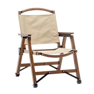 China Modern Kermit Bamboo Chair Factory Price Contract Colorful Portable Camping Folding Chair For Outdoor Beach Chair for sale