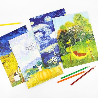 China School Supplies Sketchbook Cover A4 Munken Custom Painting Paper for Kids Drawing Book for sale