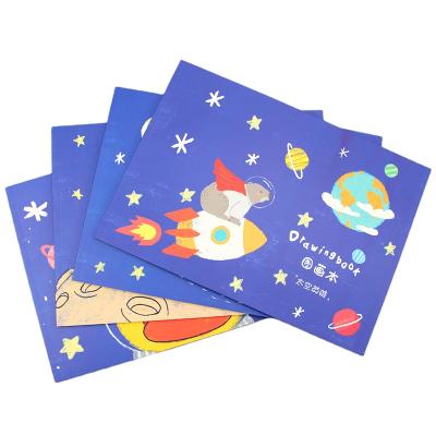 China Perfect A4 Binding Custom Painting Notepad for Preschool Kids Drawing for sale