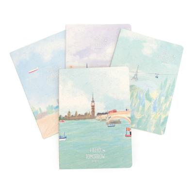 China Custom Recycled And Eco - Friendly School Supplies A5 B5 Soft Cover Notebooks With Lined Inside Pages for sale