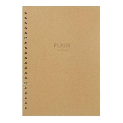 China Wholesale Recycled And Eco-friendly Refill Paper A4/B5/A5 Loose Leaf Notebook for sale