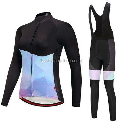 China Antibacterial Long Sleeve Tank Top Set Cycling Panties With Suspender Diamond Bib Cycling Shorts for sale