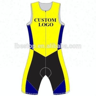 China Sublimation Printing Factory Price OEM Design Free Design Sleeveless Triathlon Logo Antibacterial Custom Suit for sale