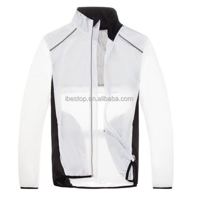 China Breathable Custom Cycling Clothing , Waterproof Windproof Cycling Jerseys Cycling Jacket / Wind Coat for sale