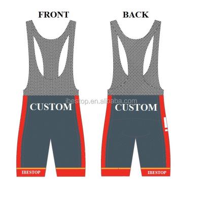 China Breathable Team Uniform MTB Cycling Bib Bib Cycling Shorts Inclined Tank Top Antibacterial Custom Cycling Ciclismo for sale