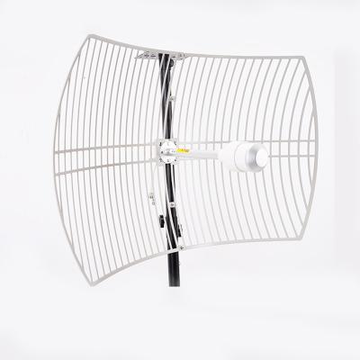 China 1710-3800MHz High Gain 2*24dBi Mimo Parabolic Grid Antenna For Mobile Phone Router Signal Booster EJ-MI 08 for sale