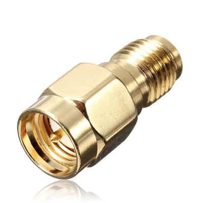 China Hot Selling RF SMA Goldplated Directly SMA Male Plug To RP-SMA Jack RF Adapter Female Coaxial Converter for sale