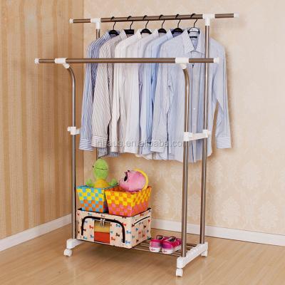 China Adjustable ON SALES Apparel Laundry Garment Rack Foldable Hanging Clothes Drying Rack for sale