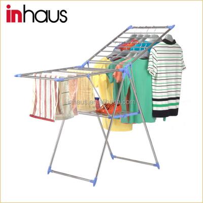 China Eco - Friendly Stainless Steel Balcony Clothes Airers Folding Mannequins Washing Rack Supplier for sale