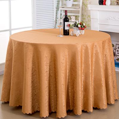 China 100% Polyester Waterproof Optional Solid Luxury Tablecloth Custom Banquet Tablecloth Waterproof Restaurant Restaurant For Wedding Table Cloth for sale