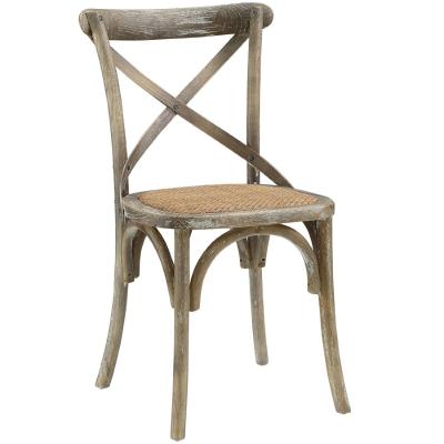 China Contemporary Cheap Hotel Room Vintage Metal Hardware Stackable Hotel Restaurant Used Dining Iron Metal Dining Cross Back Chair for sale