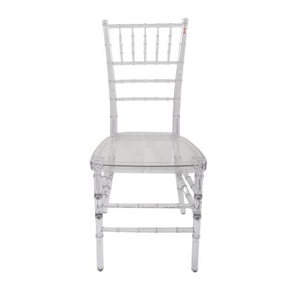 China Commerical Contemporary Furniture Cheap Plastic Chiavari Chair Outdoor White Events For Sale for sale