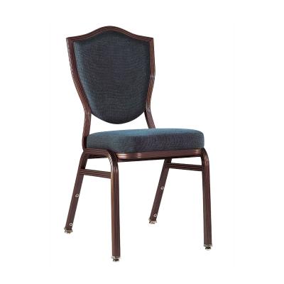 China New Hall Indoor Conference Hotel Luxury Modern Event Metal Banquet Chairs Wedding Stackable for sale