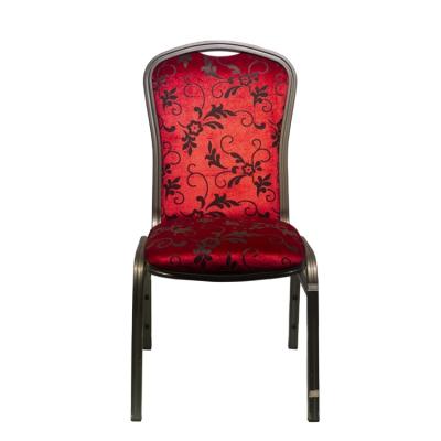 China Modern Fashionable Aluminum Banquet Event Chair Banquet Hotel Stackable Dining Chair for sale