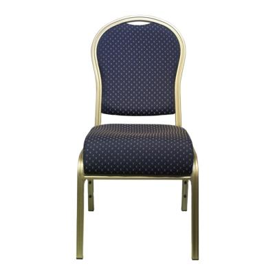 China Modern Commercial Furniture Restaurant Banquet Hotel Aluminum Stackable Dining Chair for sale