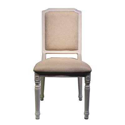 China Customized Stackable Cushion Metal Luxurious Banquet Hotel Chair Imitated Wood Chairs for sale