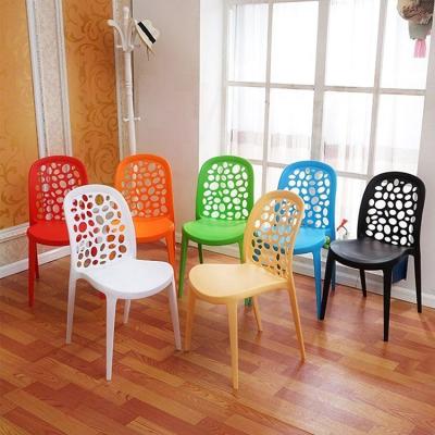 China Low Price PP Restaurant Plastic Furniture Plastic Chairs Dining Chairs,Industrial Colorful Simple Creative PP Dining Chair for sale