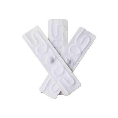 China /Waterproof Custom high temperature rfid woven waterproof cotton laundry tag price rfid laundry tag wash care label for sale