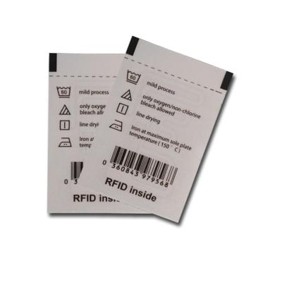 China Textile UHF Label Garment Anti-theft Production Custom Waterproof/Waterproof Passive RFID Clothing RFID Tag For Store System for sale