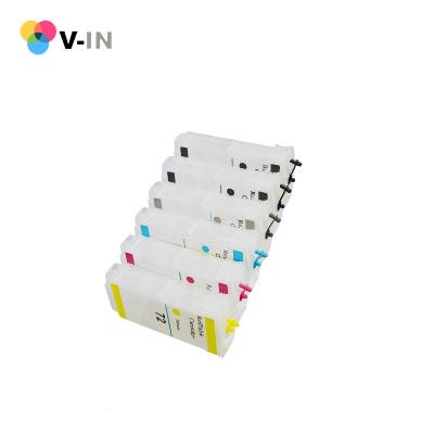 China COMPATIBLE Printer Ink Cartridge For HP 72 Empty Refillable Cartridge For HP Designjet T1100 T1100ps T610 T790 T1300 T2300 T1120 T770 for sale