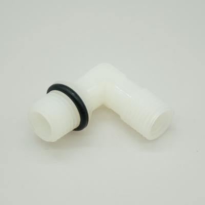 China Hotel RO water purifier filter spare part fittings water pipe elbow water purifier L-shaped connector for sale