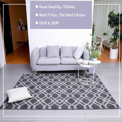 China Custom Made Washable Polyester Living Room Blankets Made In China Factory Accent Blanket Make Modern Area Rugs for sale