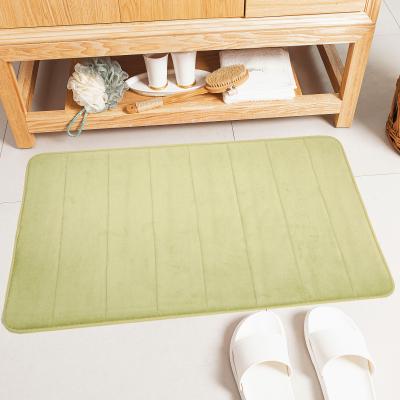 China Anti Slip Memory Foam Bath Mat Floor Mat Non Slip Sustainable Baby Bath Mat for sale