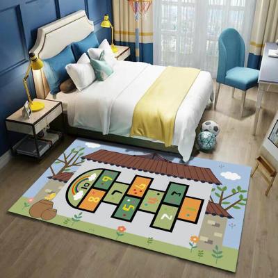 China Eco-friendly Custom Educational Toy Print Baby Care Crawling Play Mat for sale