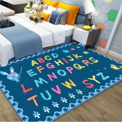 China Eco - Friendly Custom Design Kids Children Baby Flooring Mat Rugs Play Carpet for sale