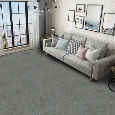 China Fire Resistant Light Gray Replacing Domestic Carpet Tiles for sale