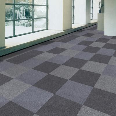 China Garage Fire Resistant Anti-Slip Carpet Pile Loop Modern Carpets Gray Carpet Tiles for sale