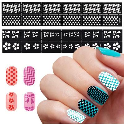 China Easy Apply Nail Art Stencil Customize Design Chinese Guangzhou GMPC Factory for sale