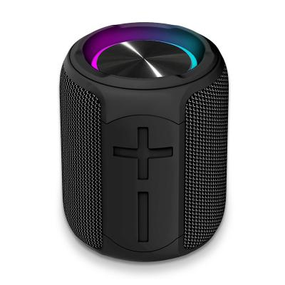 China Wireless Charger For Mobile Phone Multifunctional Button Speaker Hot Selling BT Stereo Audio Wireless Speaker With RGB Light for sale