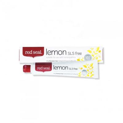 China Red SLS Joint Basic Cleansing Natural Free Toothpaste (Lemon) 100g for sale