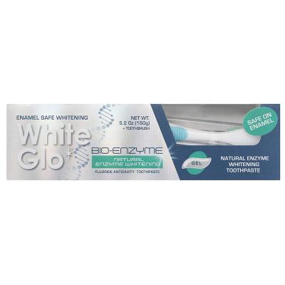 China Whitening White Glo Bio-Enzyme 24 Hour Whitening Toothpaste 150G for sale