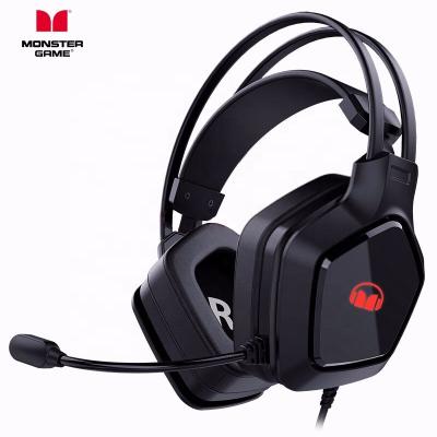 China Professional Circumaural MONSTER AIRMARS N1 Gaming Headset 3.5mm USB Left Adjustable Power Supply Extension Microphone for sale