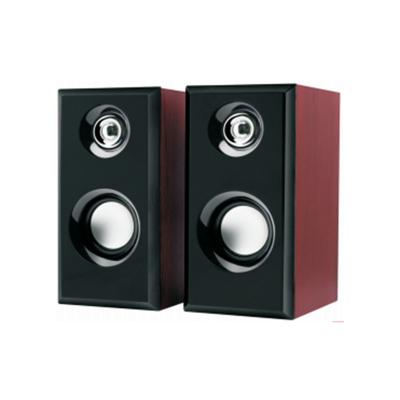 China EZCast wired professional wooden speakers for cost effective computer laptops and competitive wooden usb2.0 subwoofer for sale