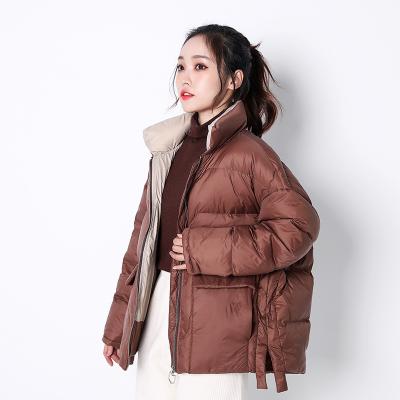 China 2021 High Street 100% Polyester Double Faced Women's Winter Coats And Jackets Breathable for sale