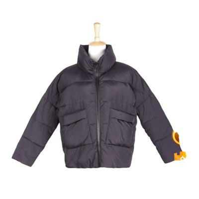 China Eco - Friendly Fashion Women Jackets Padded Short Jacket Pique Solid Down Coat for sale