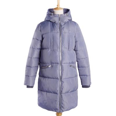 China Eco-Friendly Ladies Clothes Long Waterproof Quilted Jackets Women And Windproof Padded Coats for sale