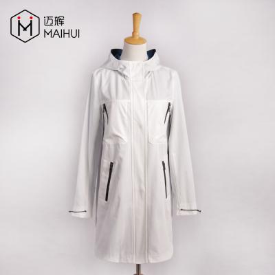 China Newcomers 2019SS Anti-Shrink Fashion Popular White Contrast Sport Blue Clothes Jacket Women for sale