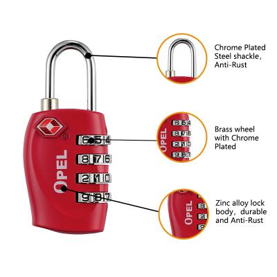 China Custom Warehouse Size Tsaa Smart Candado Combination Tsa Digital Lock For Wholesales for sale