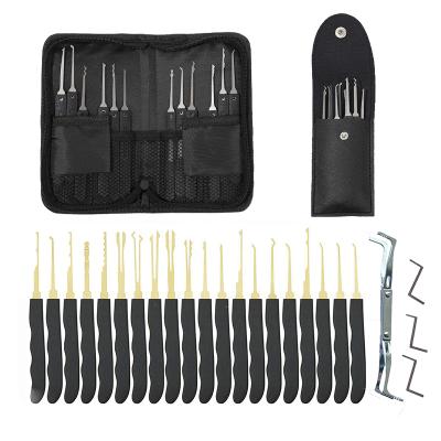 China New Brass Cylinder Design Safe Transparent Openable Lock Pick Set Key Locksmith Tool With Great Price for sale