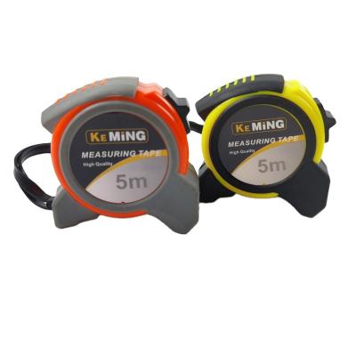 China New ABS case with factory supply attractive price new design cute co-molded rubber tape measure comolded for sale